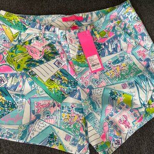 NWT Lilly Pulitzer Callahan Stretch Shorts Size 6